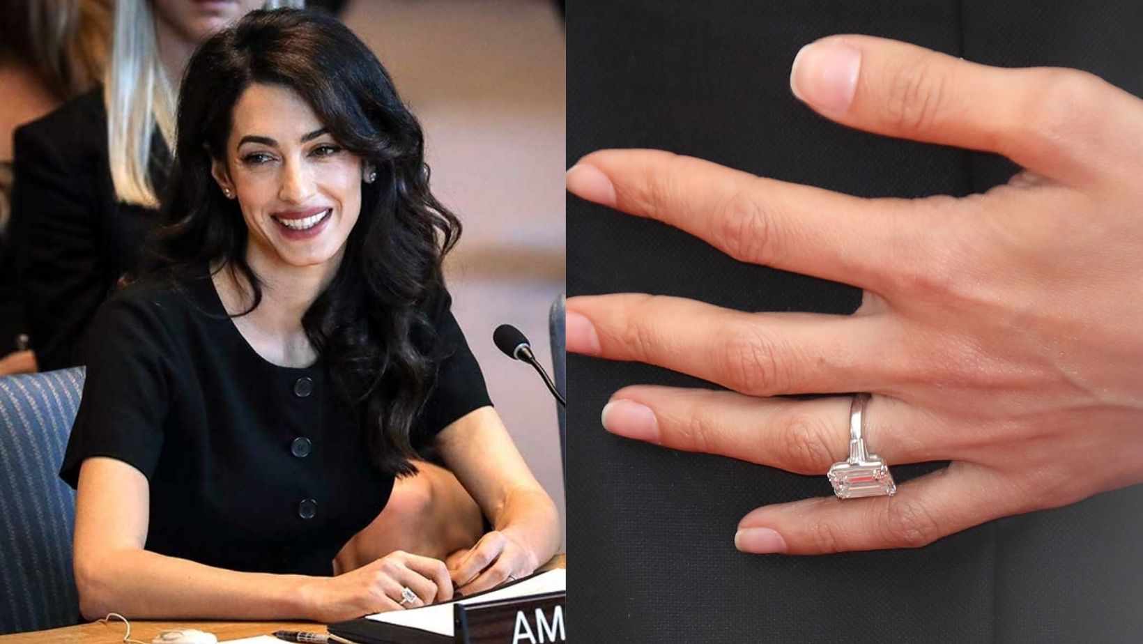 Everything about Amal Clooney wedding ring: Get the inside scoop on this famous jewelry piece.